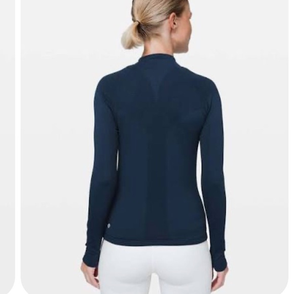 Lululemon Women’s For The Chill Of It Jacket Size 10 True Navy - Picture 2 of 8